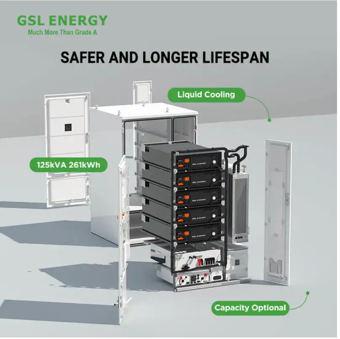 液冷储能柜 125kW/261kWh